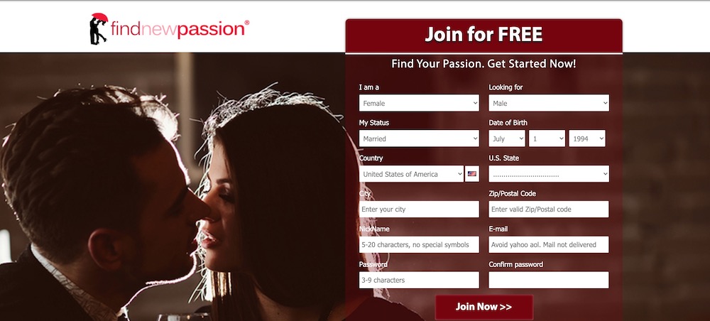 findnewpassion homepage